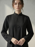 mandarin collar Khaleej Style Gown
