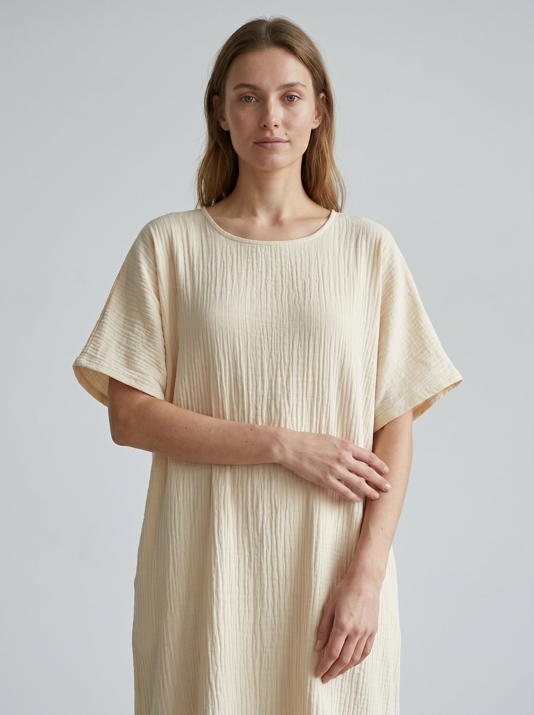 Essential Comfort Wide-Sleeve Maxi