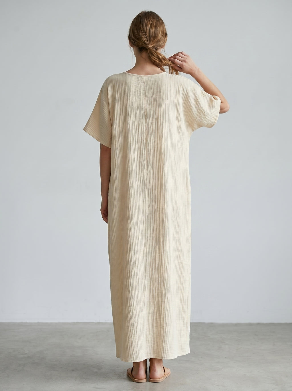 Essential Comfort Wide-Sleeve Maxi