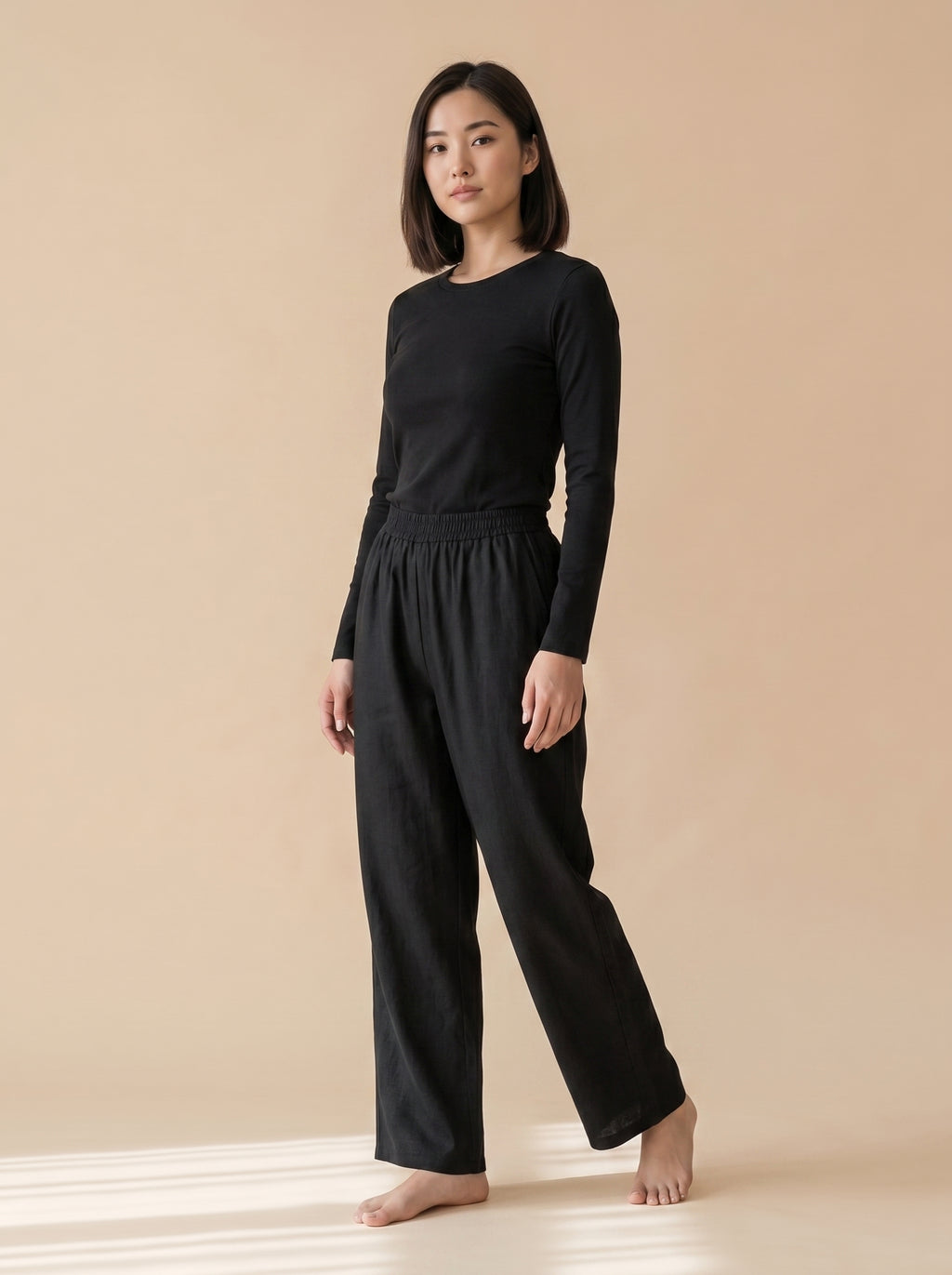 Elastic Waist Modest Palazzos