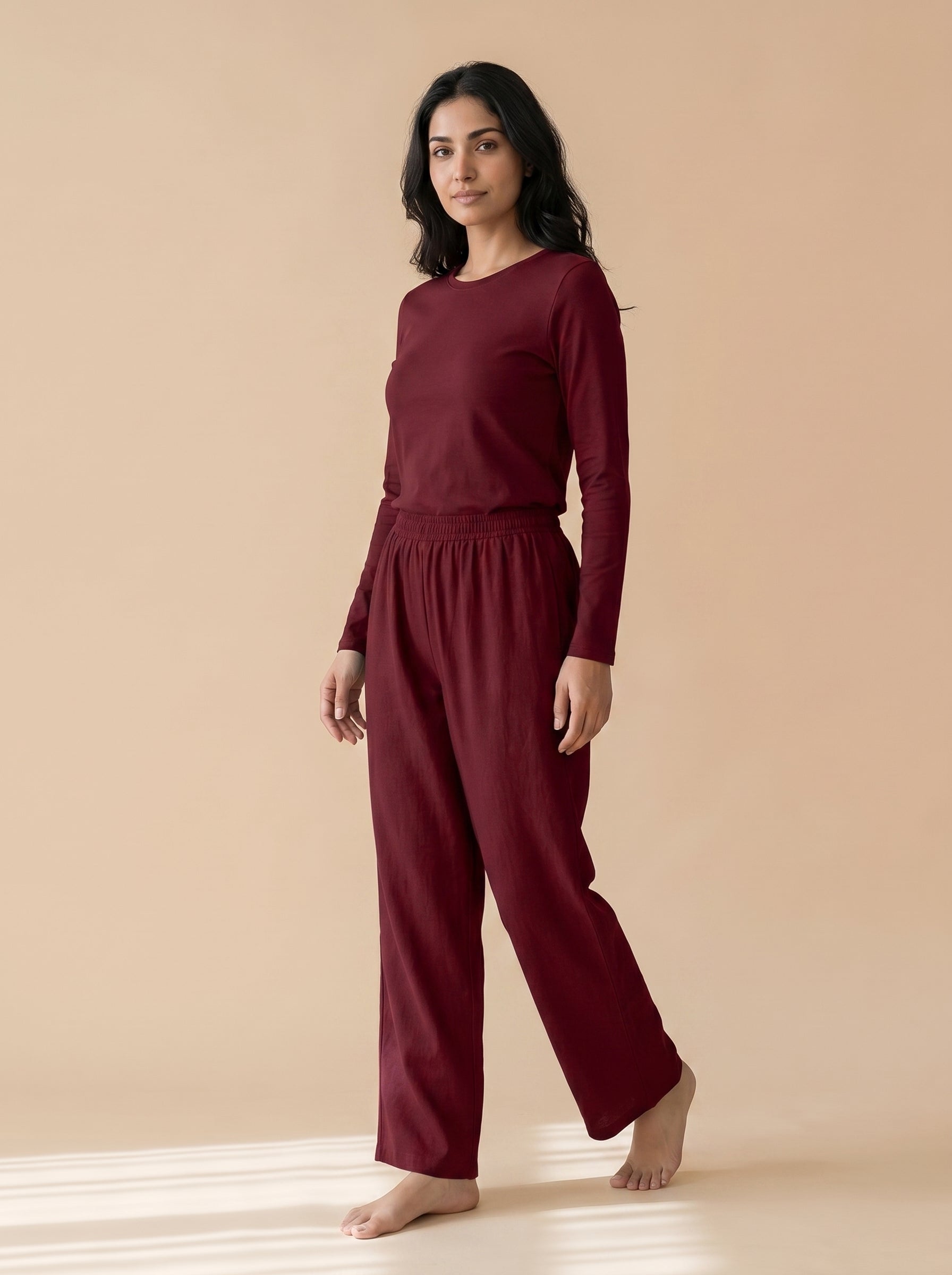 Elastic Waist Modest Palazzos