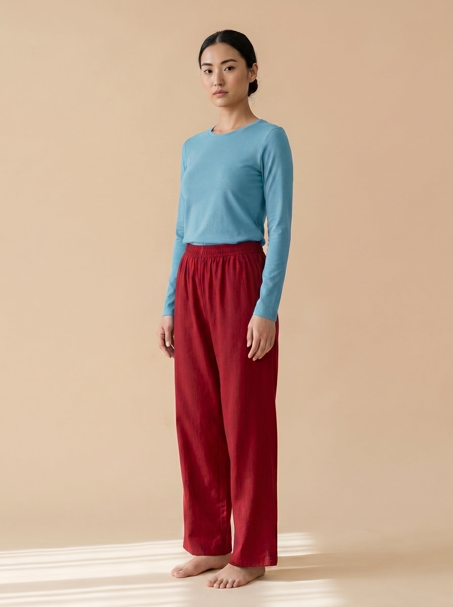 Elastic Waist Modest Palazzos