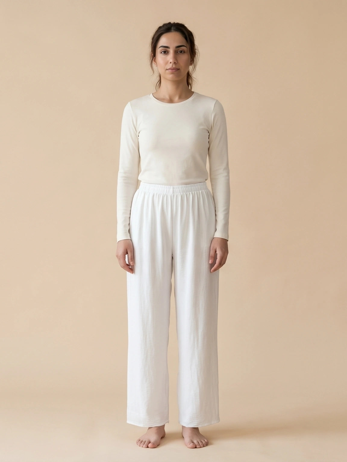Elastic Waist Modest Palazzos