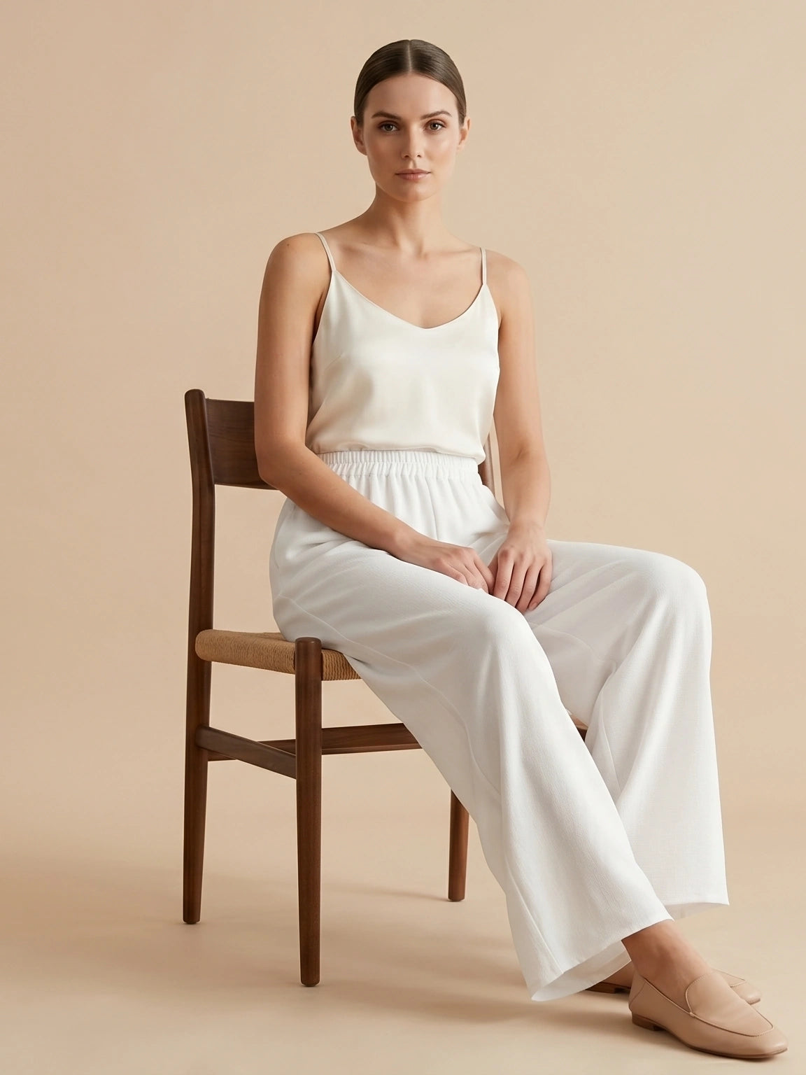 Elastic Waist Modest Palazzos
