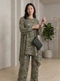 Minimalist Printed Tunic & Trousers
