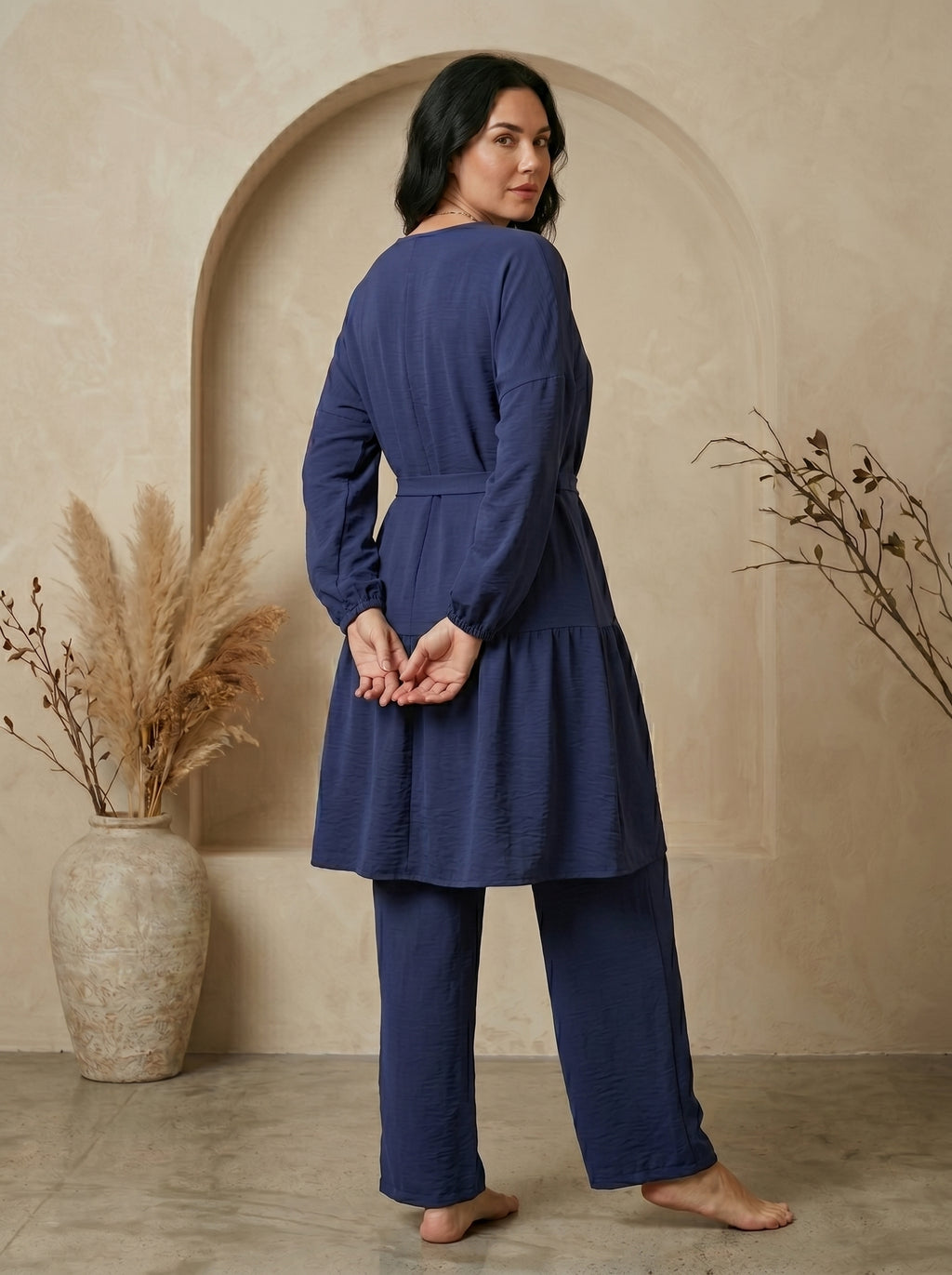 Graceful Oasis Two-Piece Loungewear