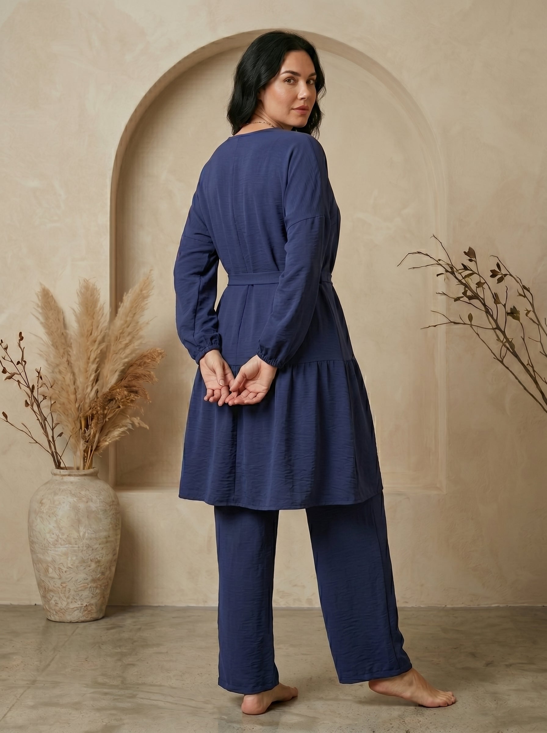 Graceful Oasis Two-Piece Loungewear