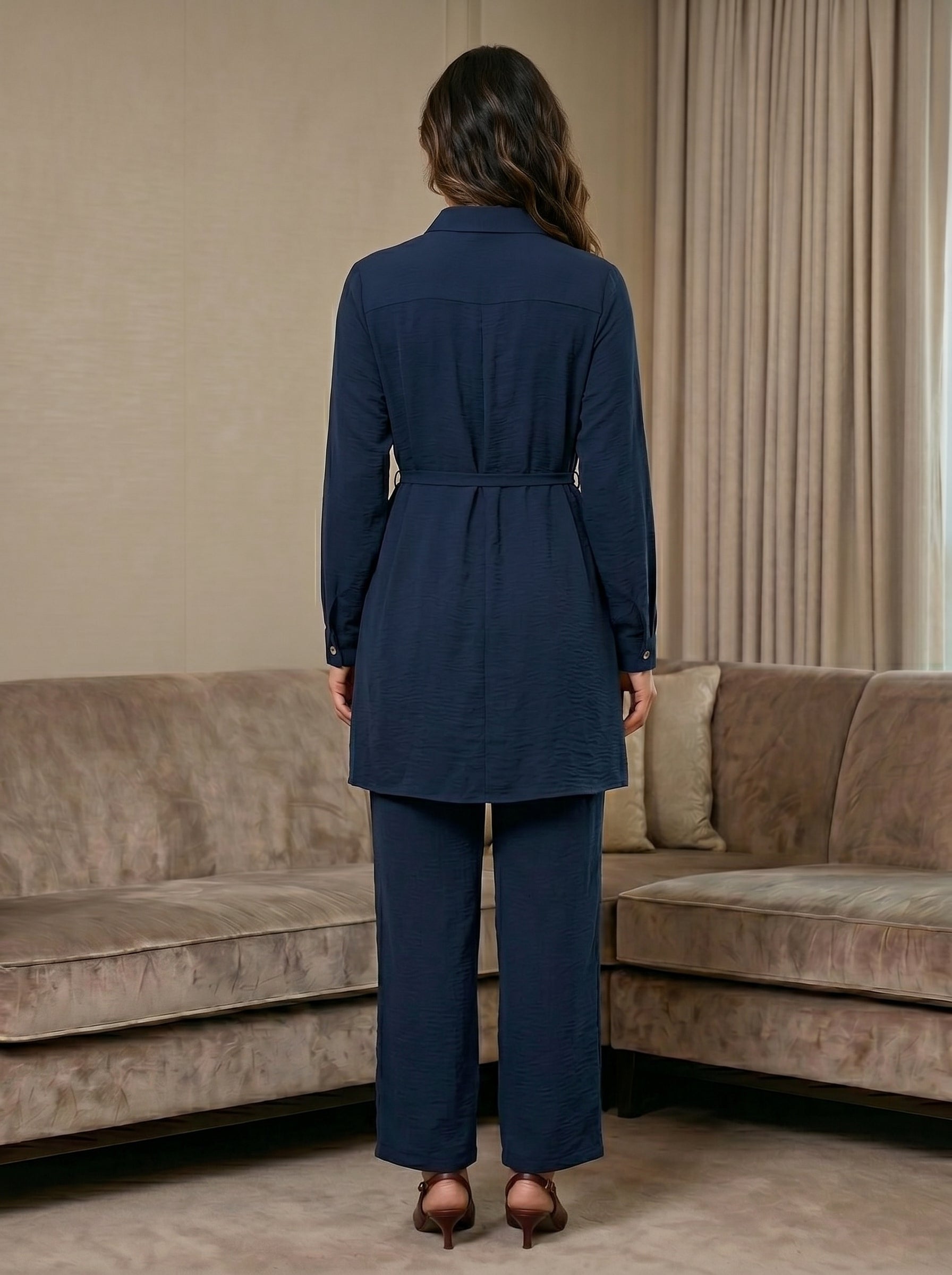 Utility Pocket Button-Down Co-Ord Set