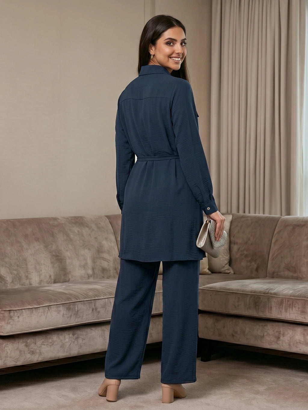 Utility Pocket Button-Down Co-Ord Set