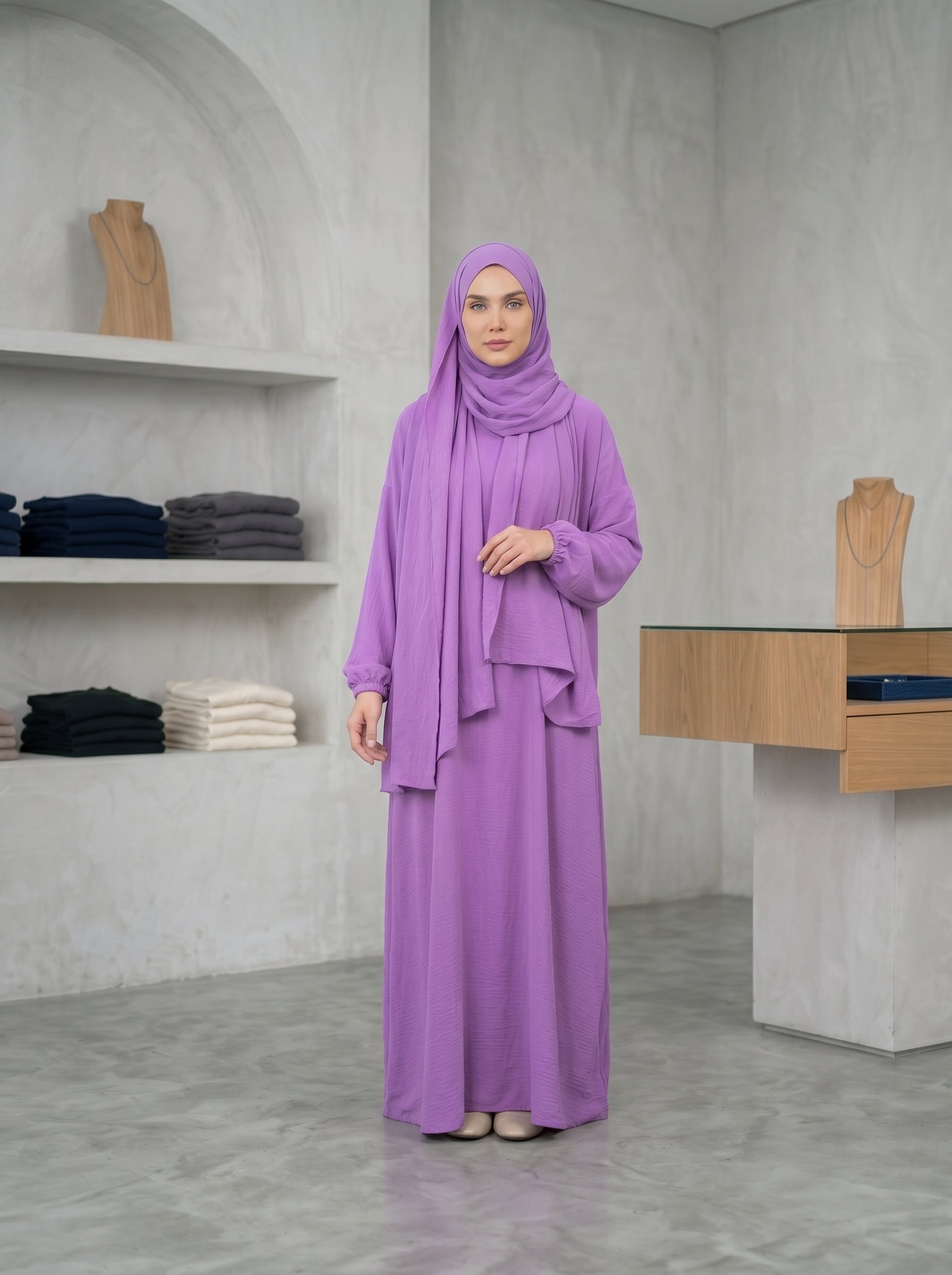 Modest Women's Islamic Prayer Dress for Devotion and Comfort
