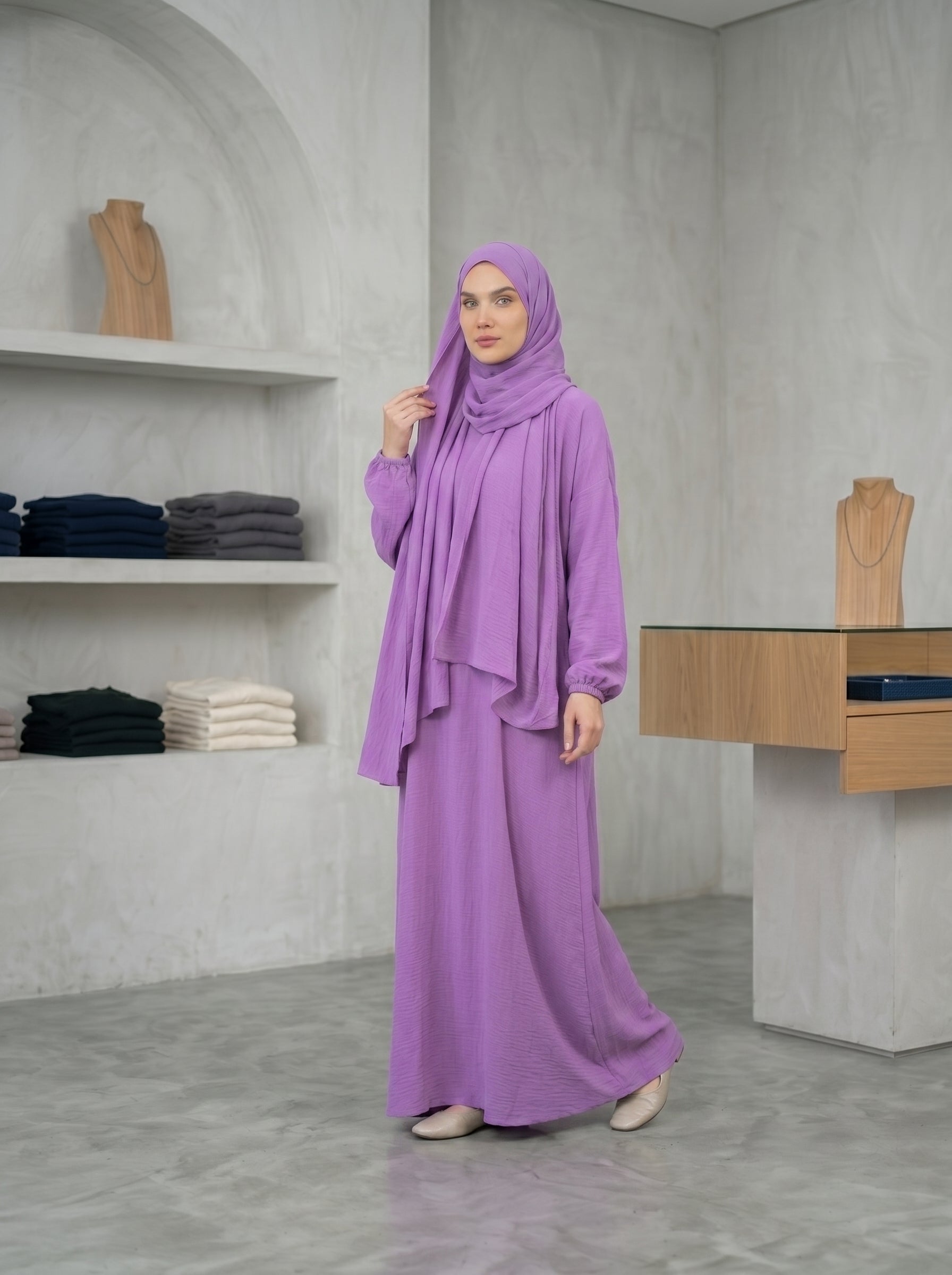 Modest Women's Islamic Prayer Dress for Devotion and Comfort