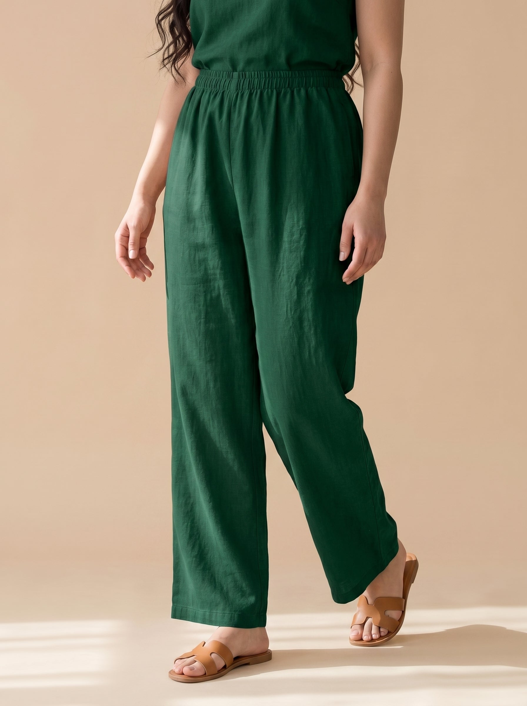 Elastic Waist Modest Palazzos