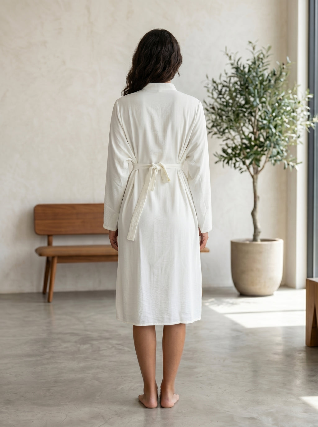 Elegant High-Neck Belted Maxi Dress