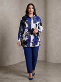 Premium Textured Ink-Wash Two-Piece Ensemble