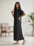 Short-Sleeve Maxi Dress