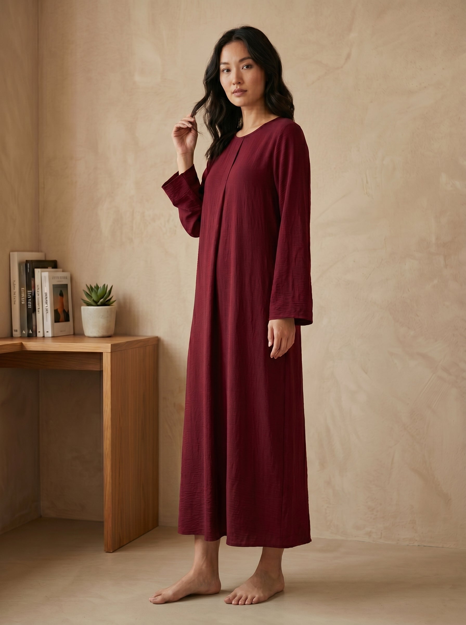 Classic Long-Sleeve Maxi Inner