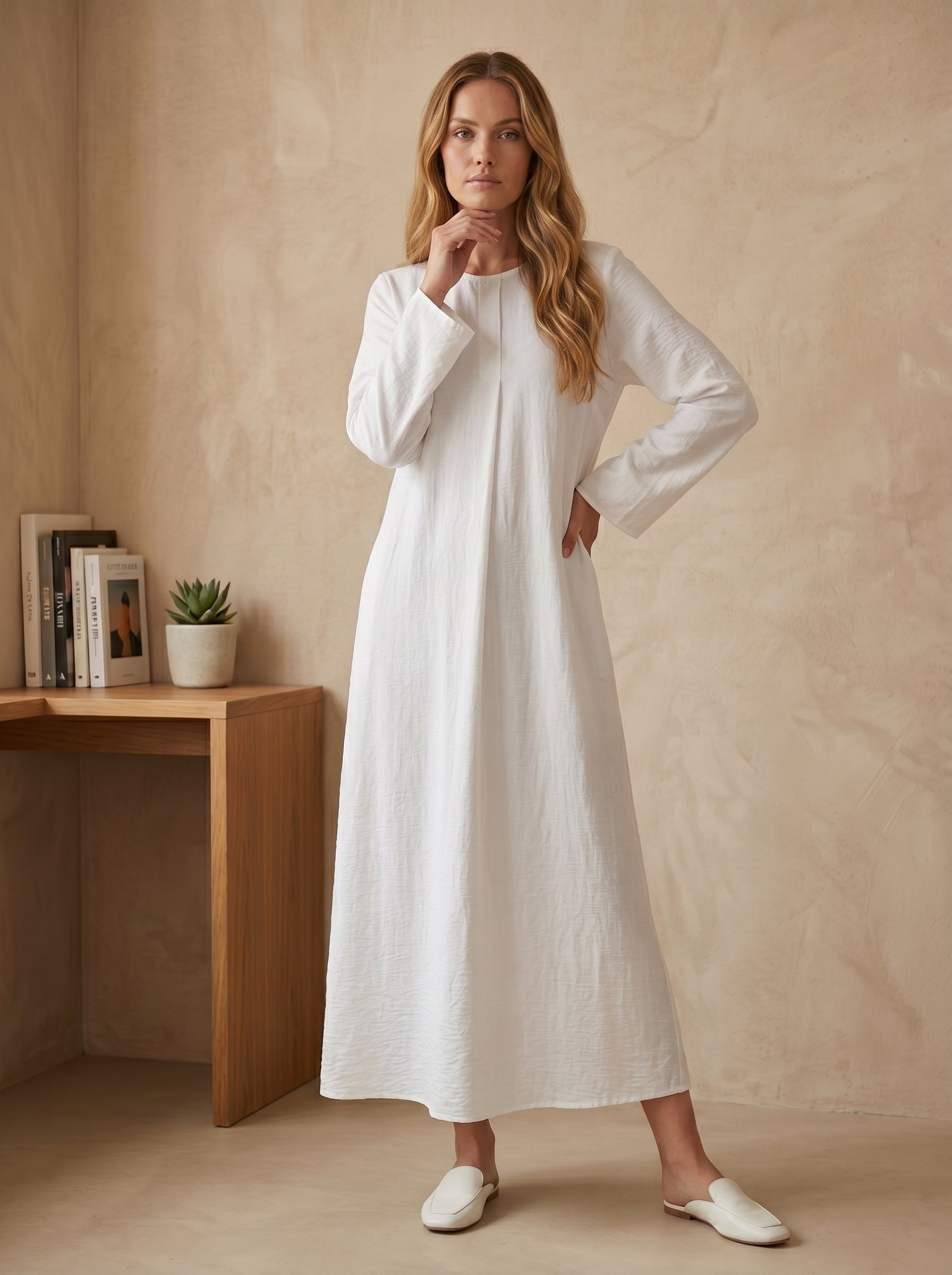 Classic Long-Sleeve Maxi Inner