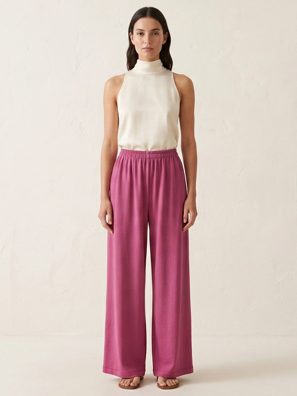 Elastic Waist Modest Palazzos