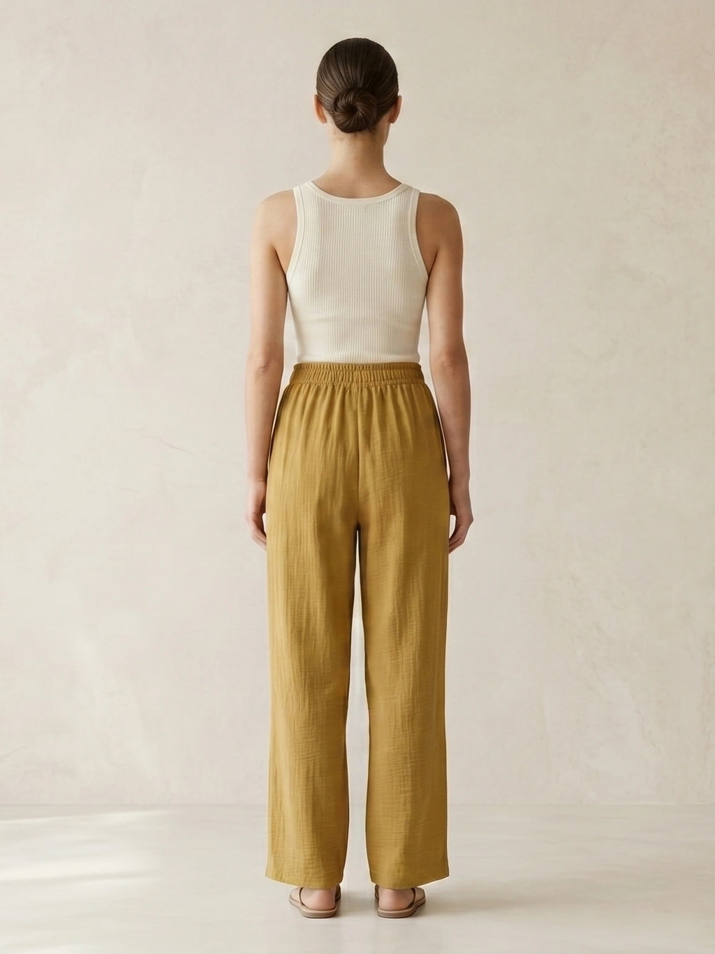 Elastic Waist Modest Palazzos