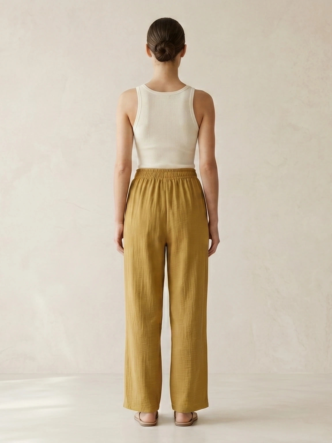 Elastic Waist Modest Palazzos
