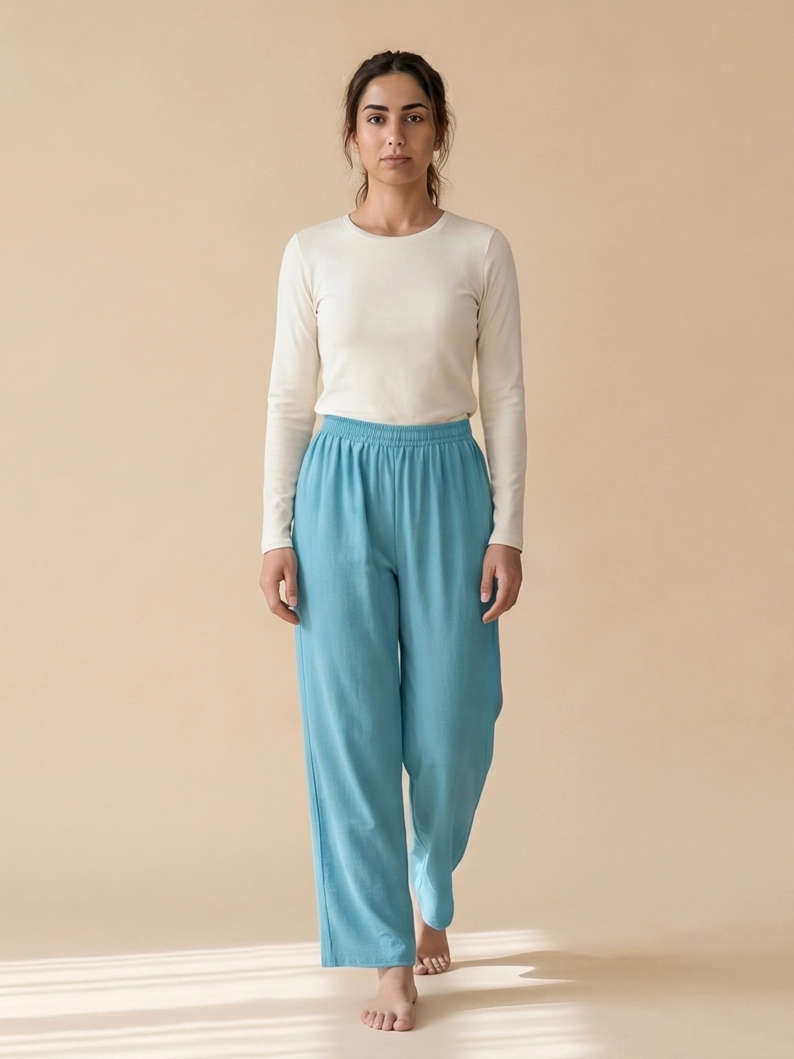 Elastic Waist Modest Palazzos
