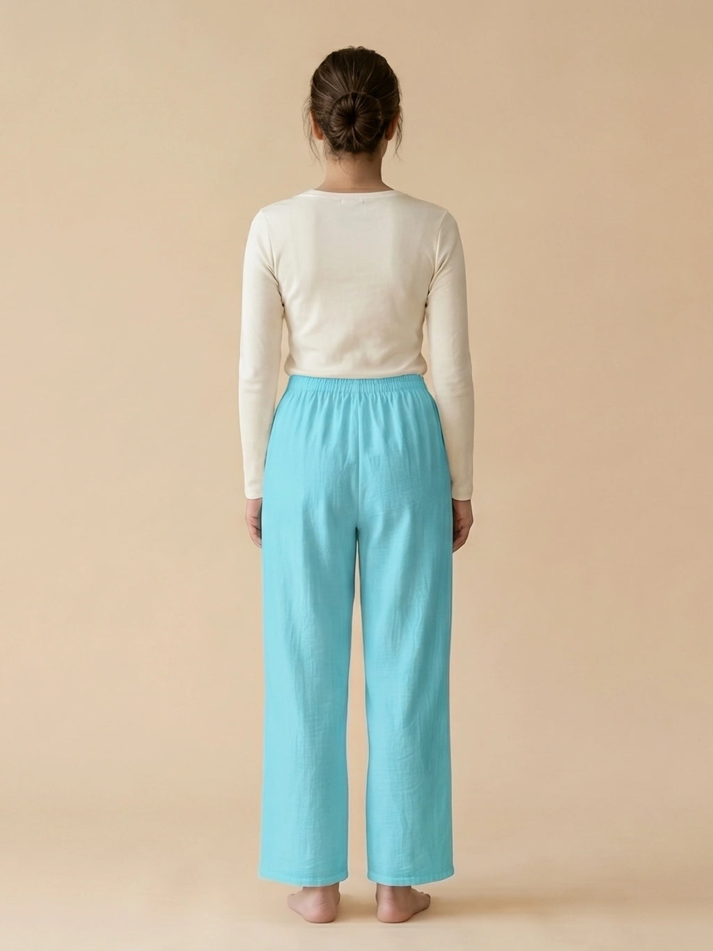 Elastic Waist Modest Palazzos